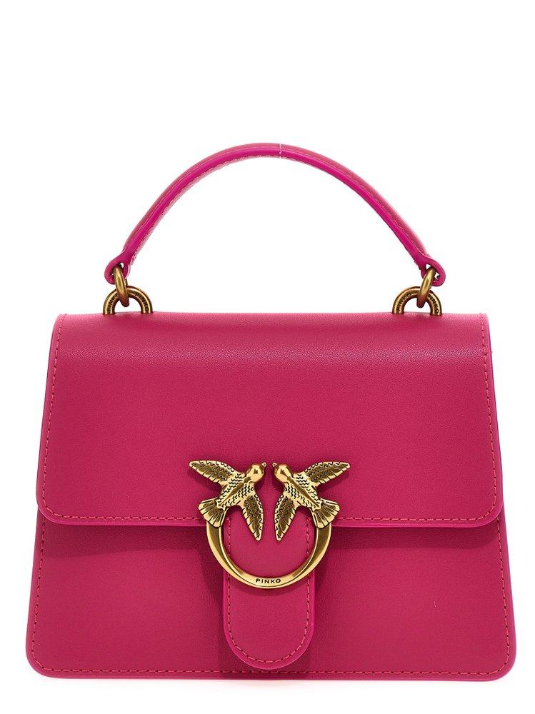 Pinko Love One Fold-over Tote Bag in Pink