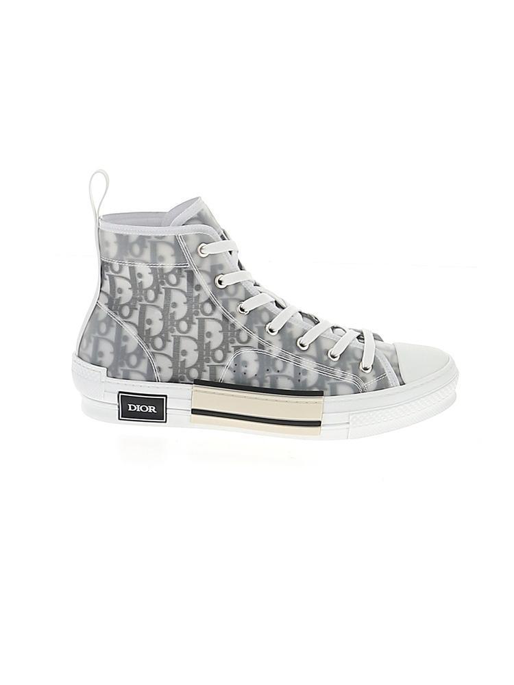 Dior Homme Dior Oblique Technical Canvas B23 High-top Sneakers in White for  Men | Lyst UK