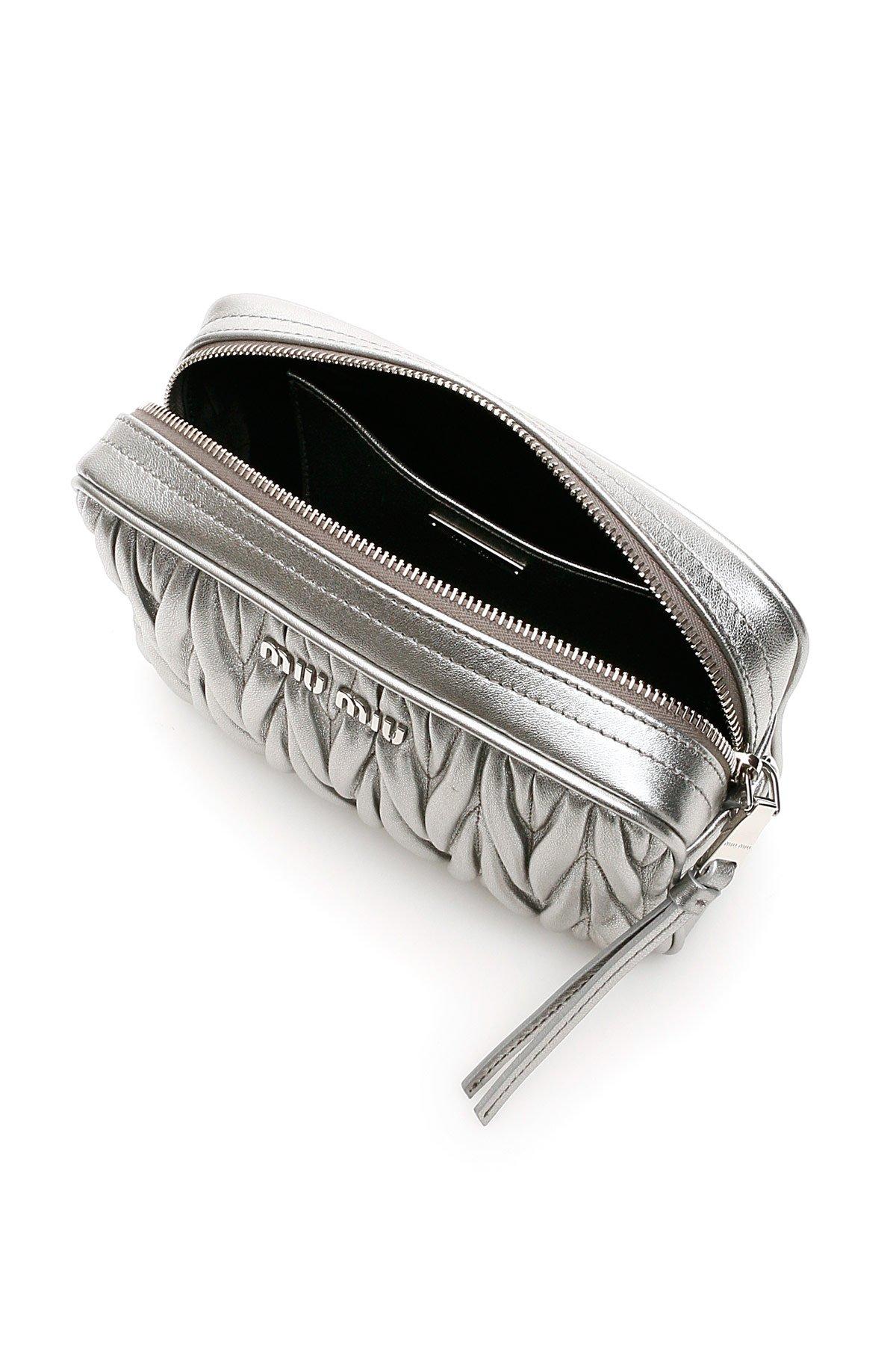 miu miu matelassé leather wallet