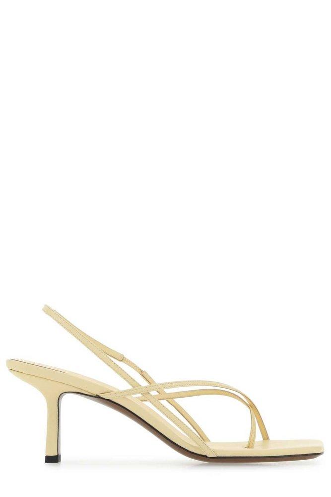 サンダル・ミュール NEOUS Cream leather Merga sandals (00343AS22 ALABASTER) NEOUS Cream Leather Merga Sandals (NEOUS/サンダル・ミュール