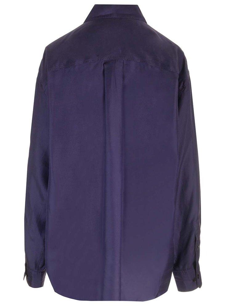 Lemaire long-sleeve cotton shirt - Neutrals