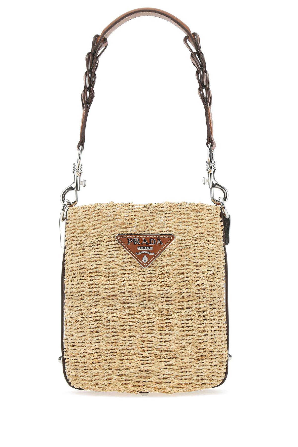 Prada Woven Bucket Bag