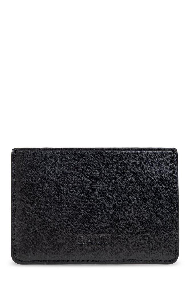 Ganni Poodle Bou Card Holder in Black | Lyst UK
