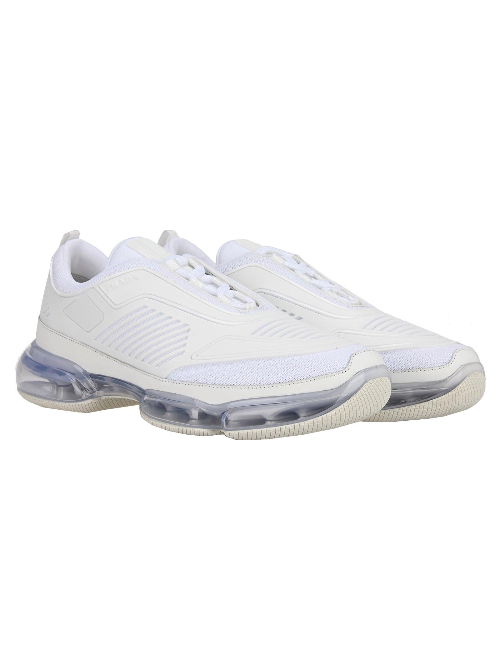 Prada Synthetic Cloudbust Air Low-top Sneakers in White for Men | Lyst