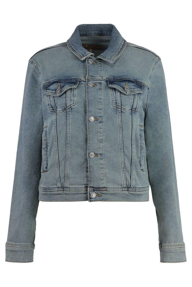 ジャケット SEVEN FOR ALL MANKIND JACKET (JSVK44A0NT LIGHTBLUE) 7 For All Mankind Jackets for Women | Online Sale up to 73
