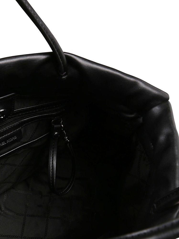 MICHAEL Michael Kors Chain-Detail Leather Tote Bag - ShopStyle