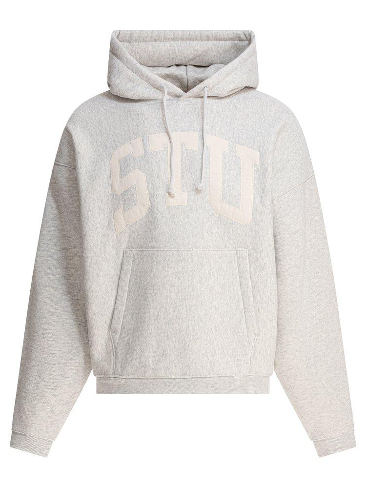 Stussy Stu Applique Hood in White for Men | Lyst
