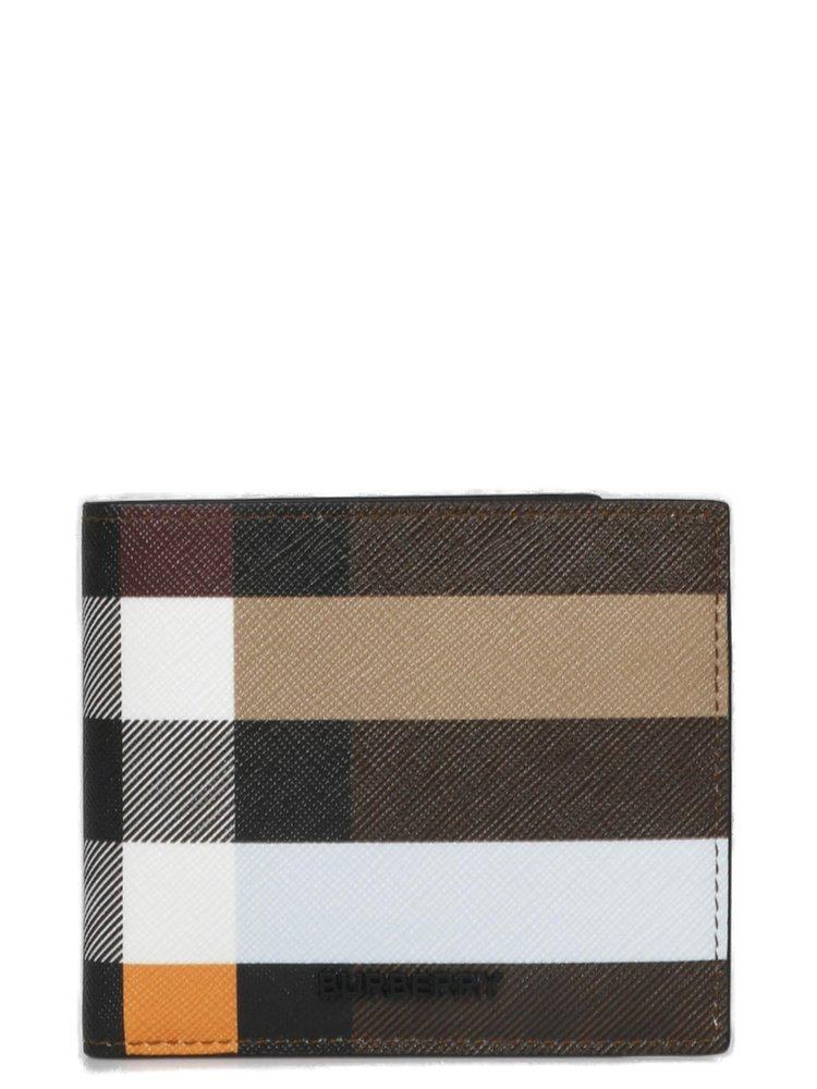 Burberry Fold Over Leather Wallet