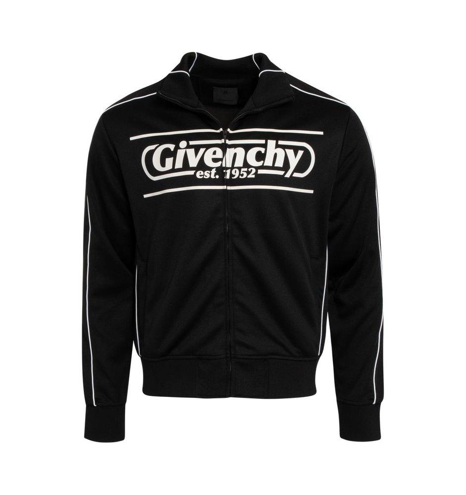 Givenchy Velvet Jersey Sweatshirt in Black