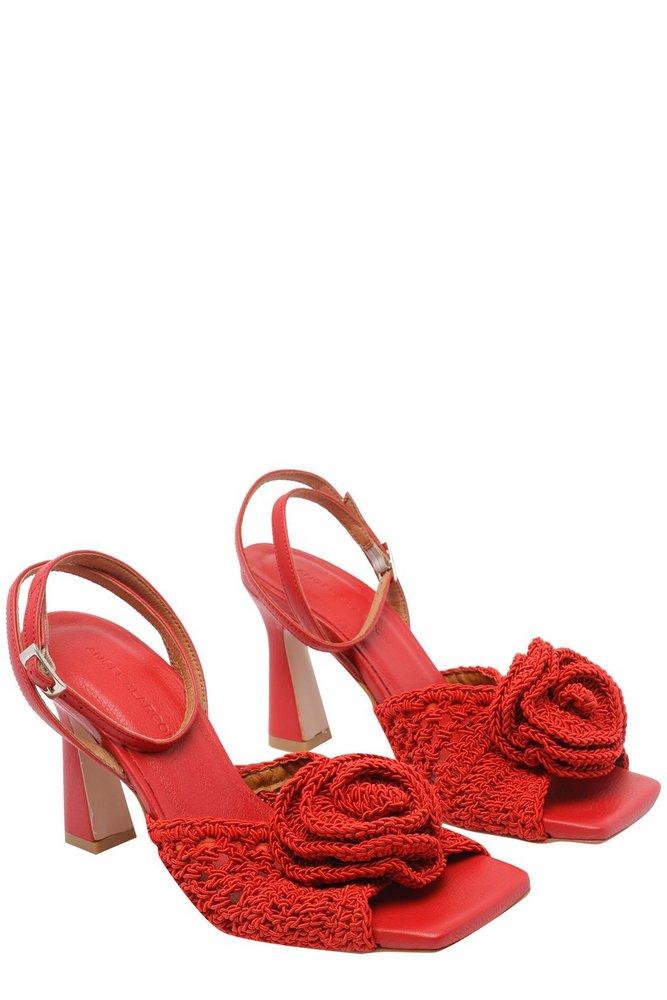 シューズ・サンダルその他 ANGEL ALARCON Women Sandals 25080 016JLOUKUM Green Angel Alarcon — Jeanette Sandal - Sol Panna – Shoe La La