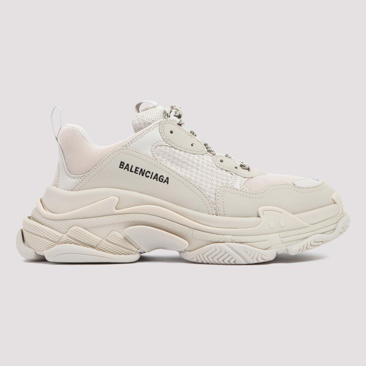 Balenciaga Synthetic Triple S Clear Sole Sneaker in White for Men - Save  39% | Lyst