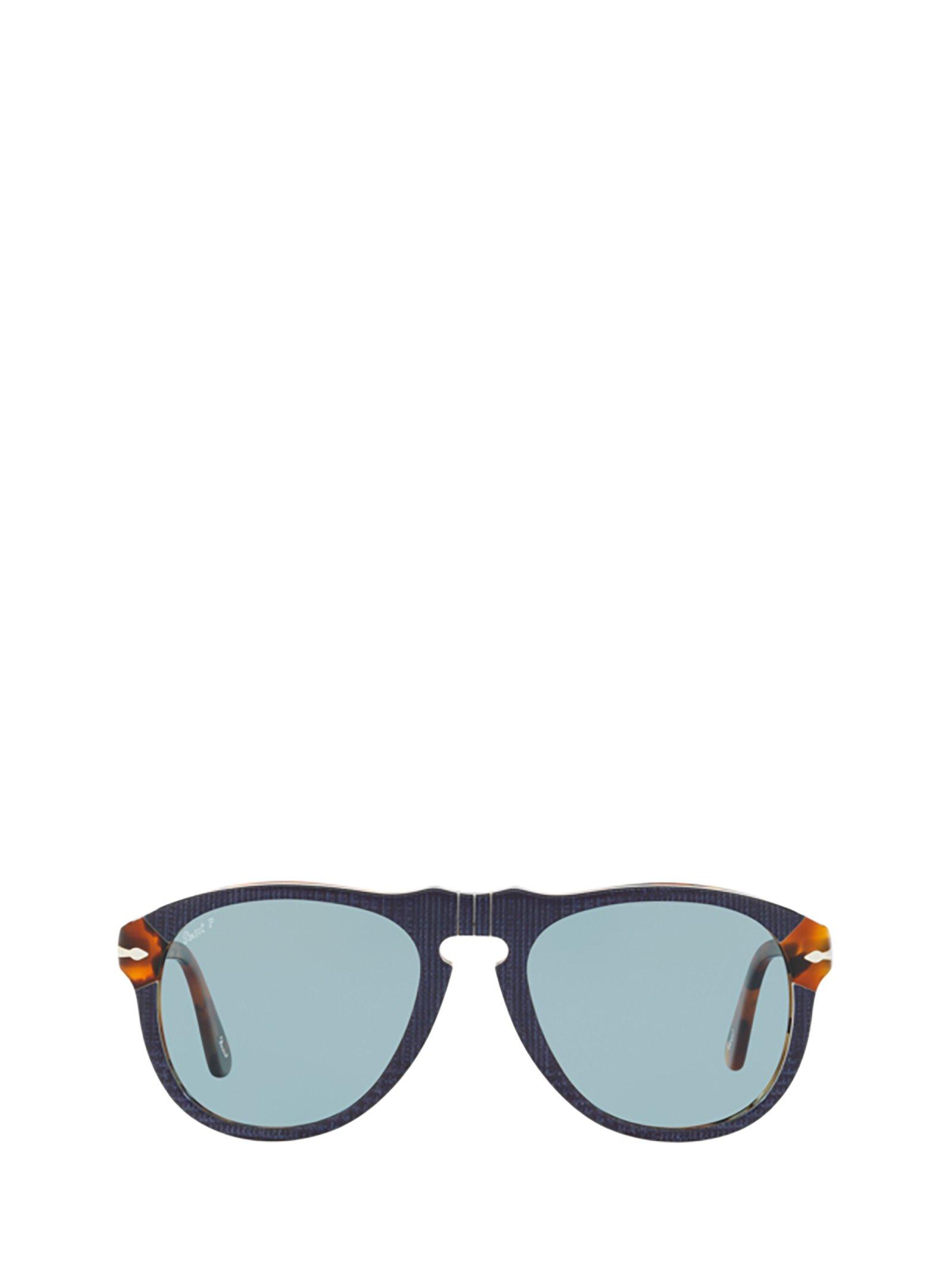Persol Aviator Frame Sunglasses in Blue for Men - Lyst