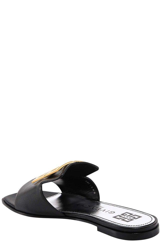 Givenchy multicolor logo strap slides hot sale