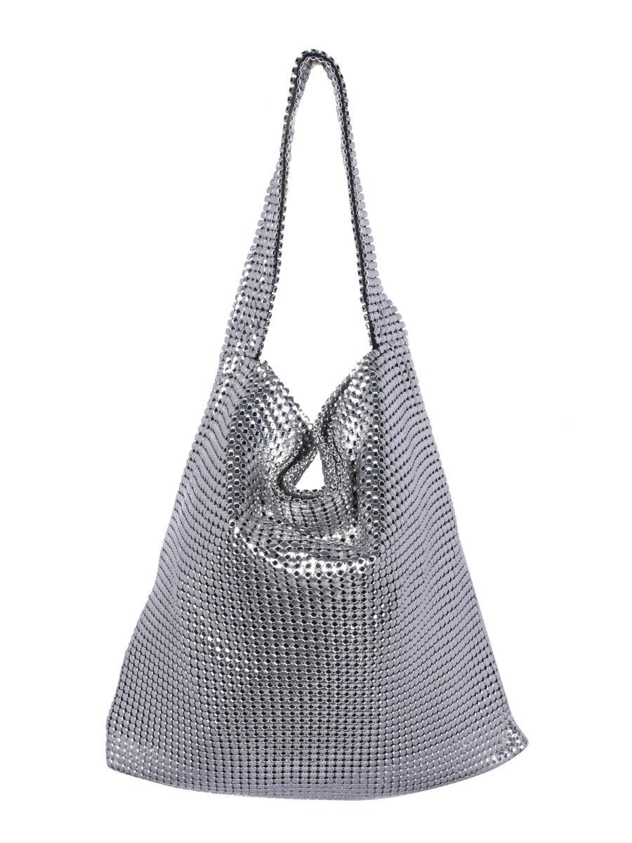 Paco Rabanne Pixel Top Handle Tote Bag in Silver (Metallic) | Lyst