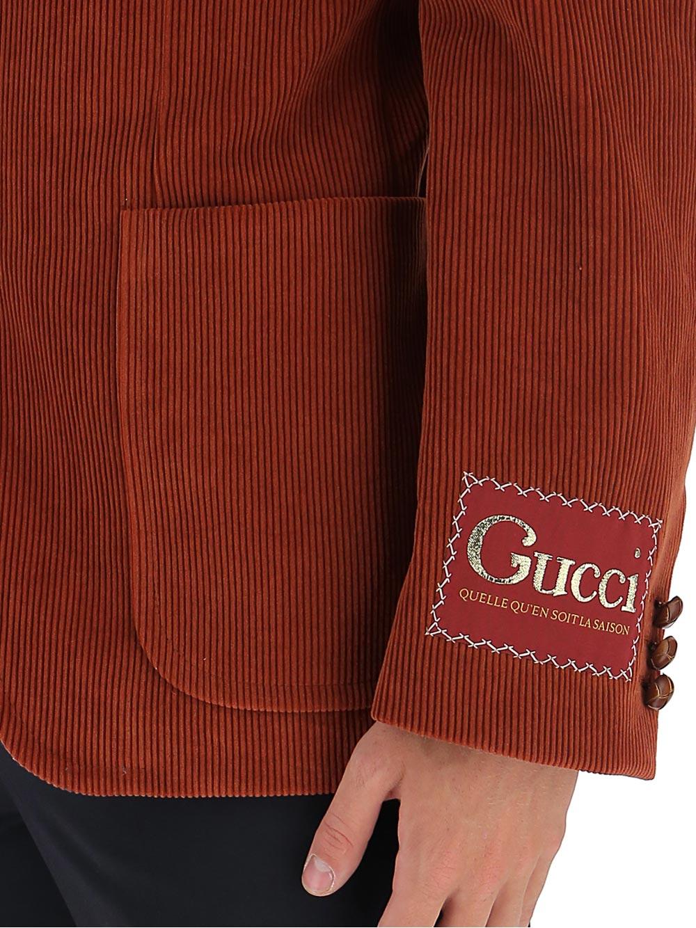 Gucci Quelle Qu'en Soit La Saison Jacket in Brown for Men | Lyst