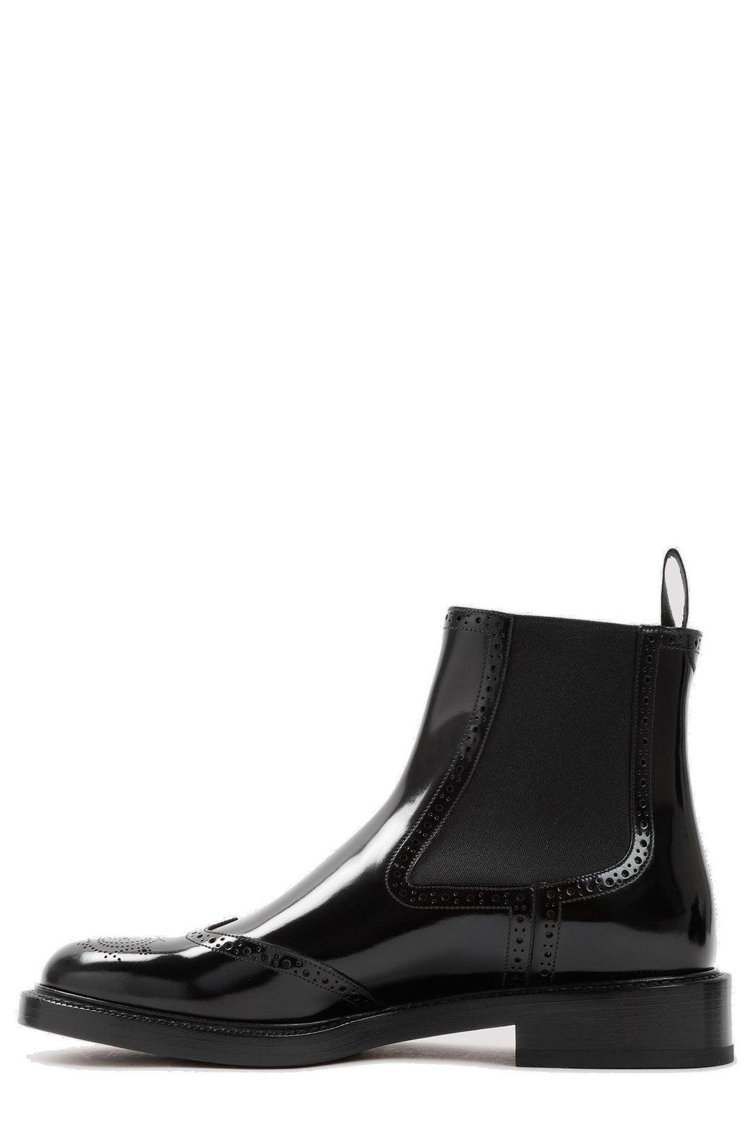 Dior Leather Evidence Chelsea Boots in Black for Men - Lyst