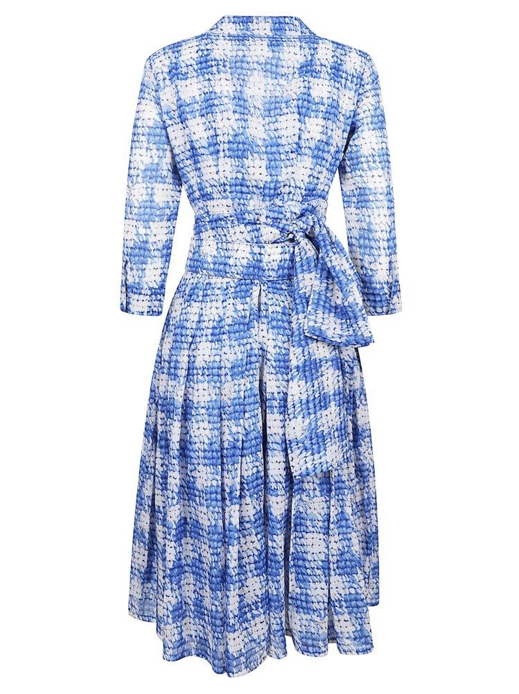ワンピース SAMANTHA SUNG SS25 Dresses (ASTER ABELIA WHITE BLUE) Samantha Sung – Ashia Mode