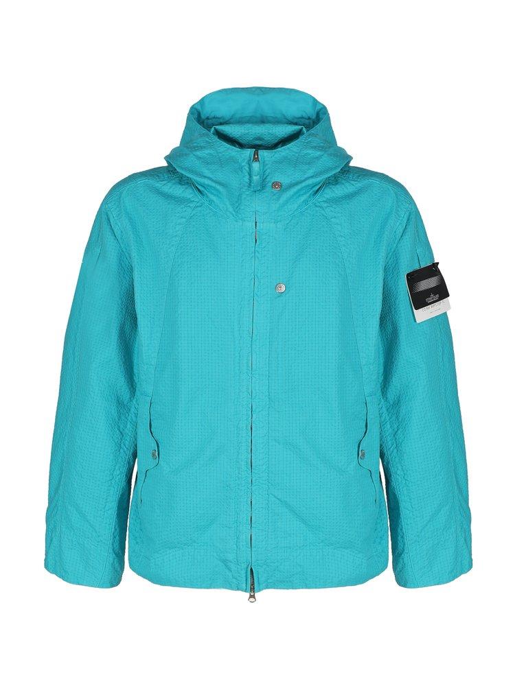 Stone Island Shadow Project Jacket With Hood in Blue for Men | Lyst