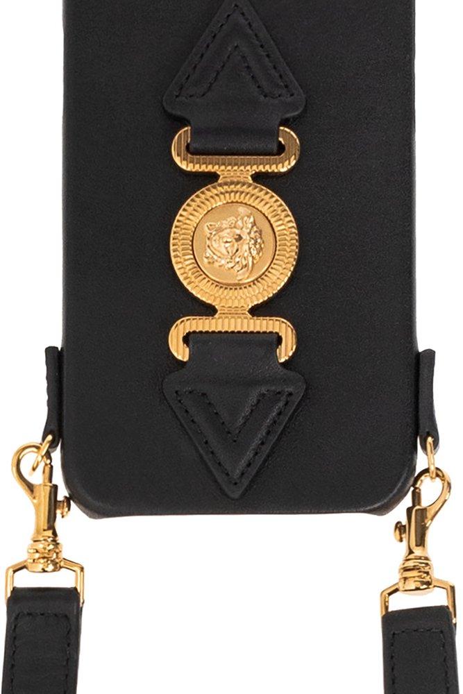 Versace Iphone 13 Phine Case With Straps in Black Lyst