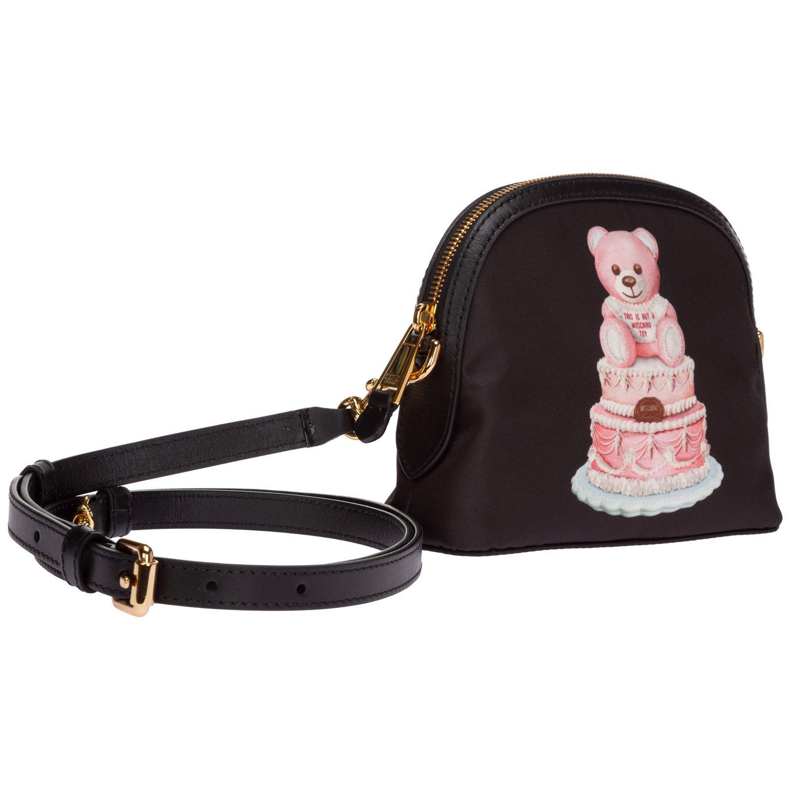 Moschino Synthetic Teddy Bear Cake Crossbody Bag in Black Lyst