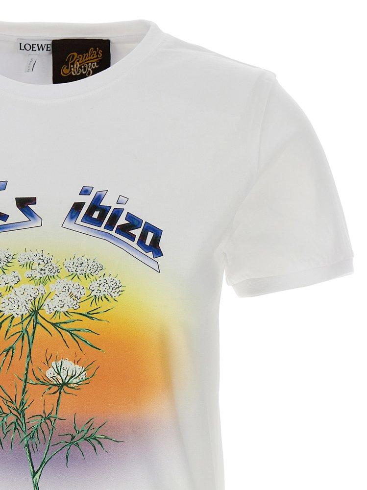 LOEWE Paula's Ibiza Fennel T-shirt ホワイト/