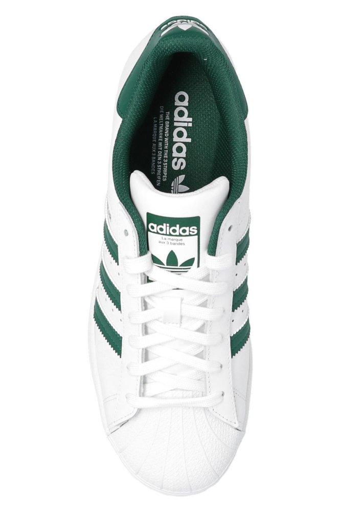 adidas Originals Superstar Lace-up Sneakers in Green for Men | Lyst