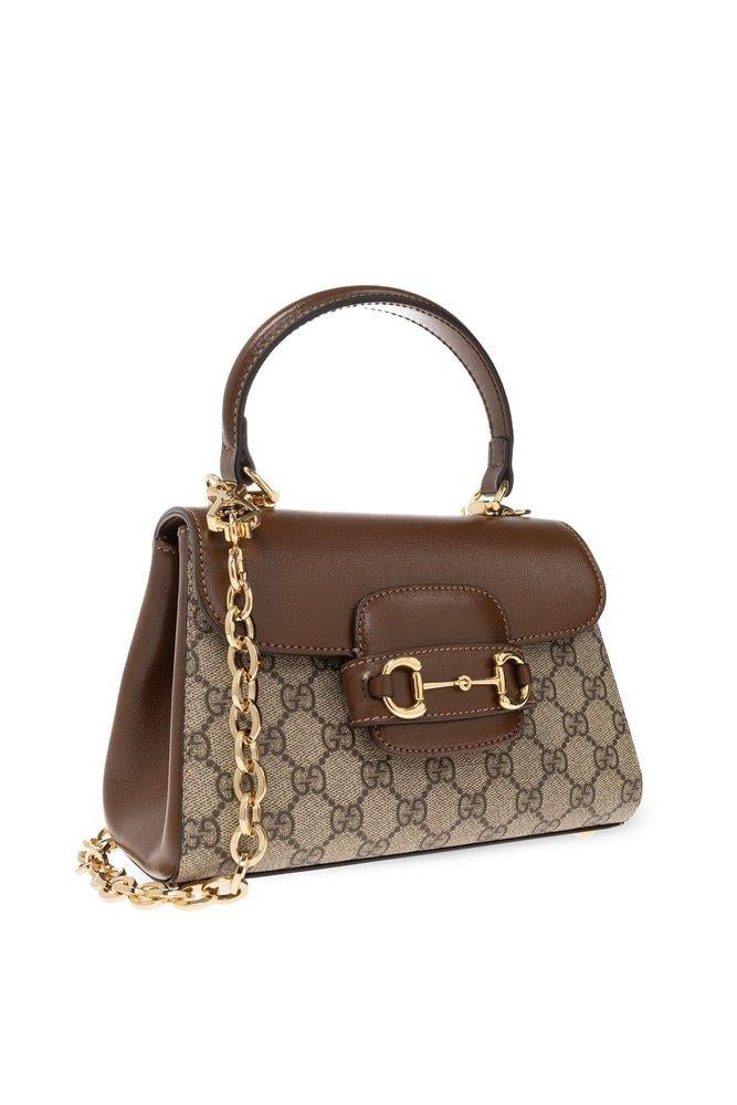 Gucci - 1955 Horsebit Gg Supreme Shoulder Bag - Womens - Brown Multi for  Women