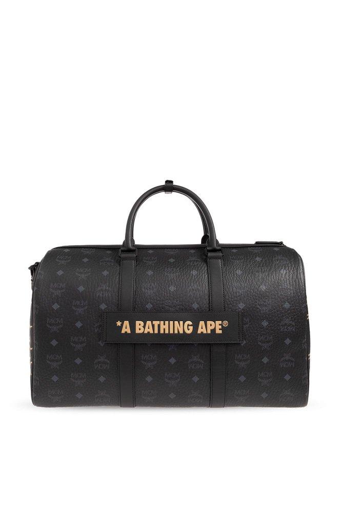 MCM × A BATHING APE 取合い ボストンバッグ