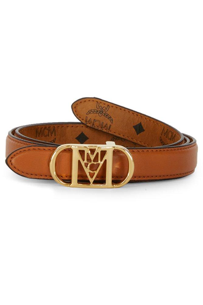 MCM Mode Travia Reversible Buckle Belt in Brown