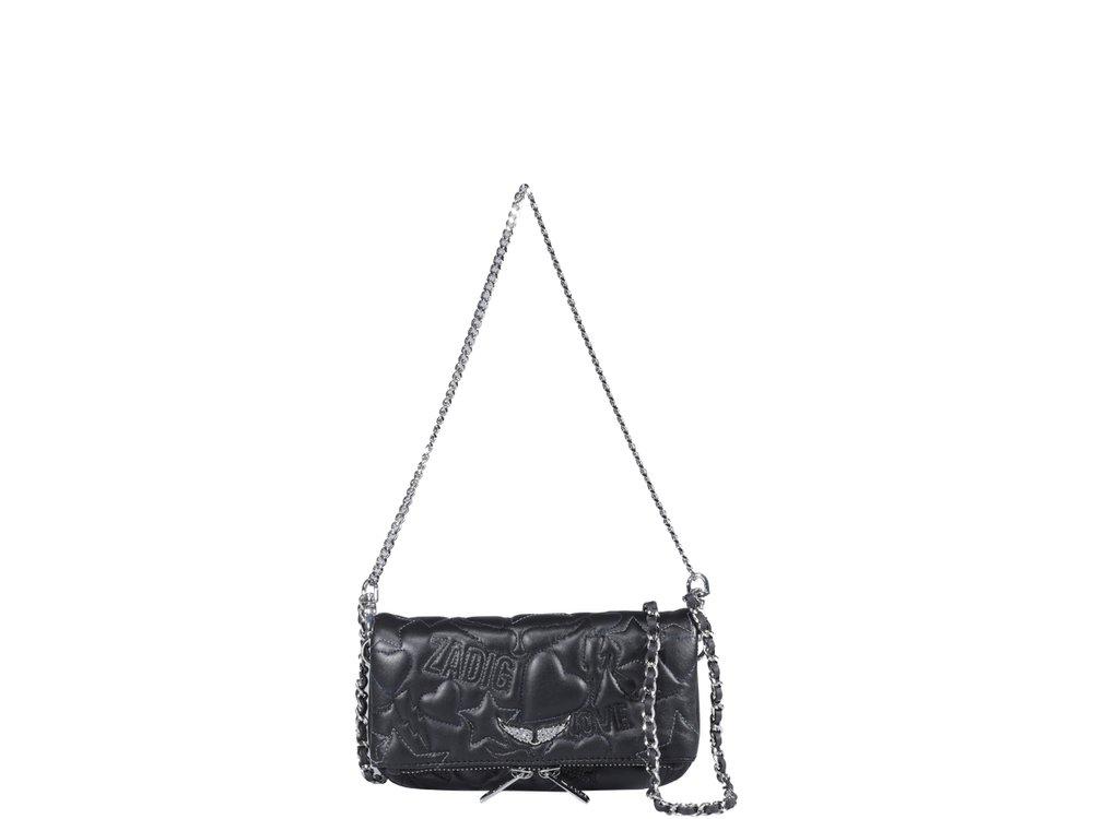 Zadig & Voltaire Rock Nano Cluch Bag in Black Lyst