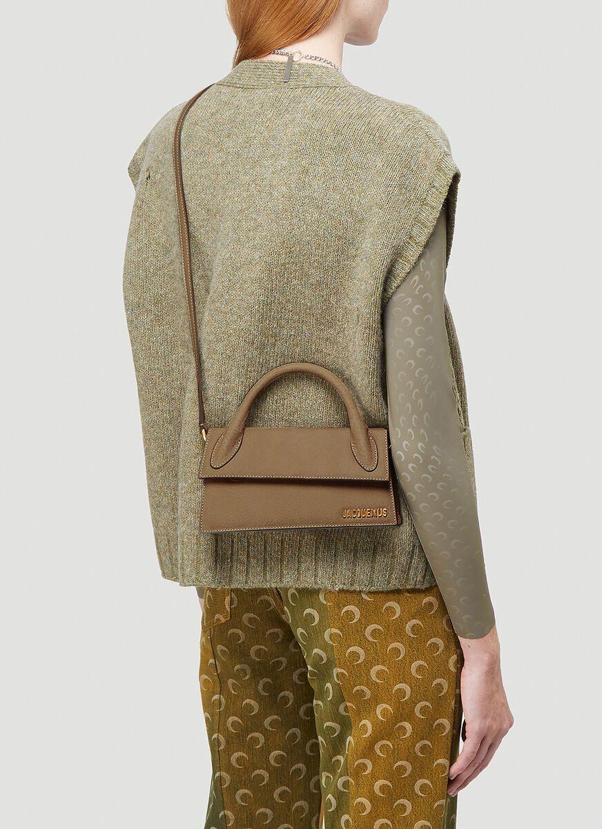 Jacquemus Le Chiquito Long Shoulder Bag in Brown