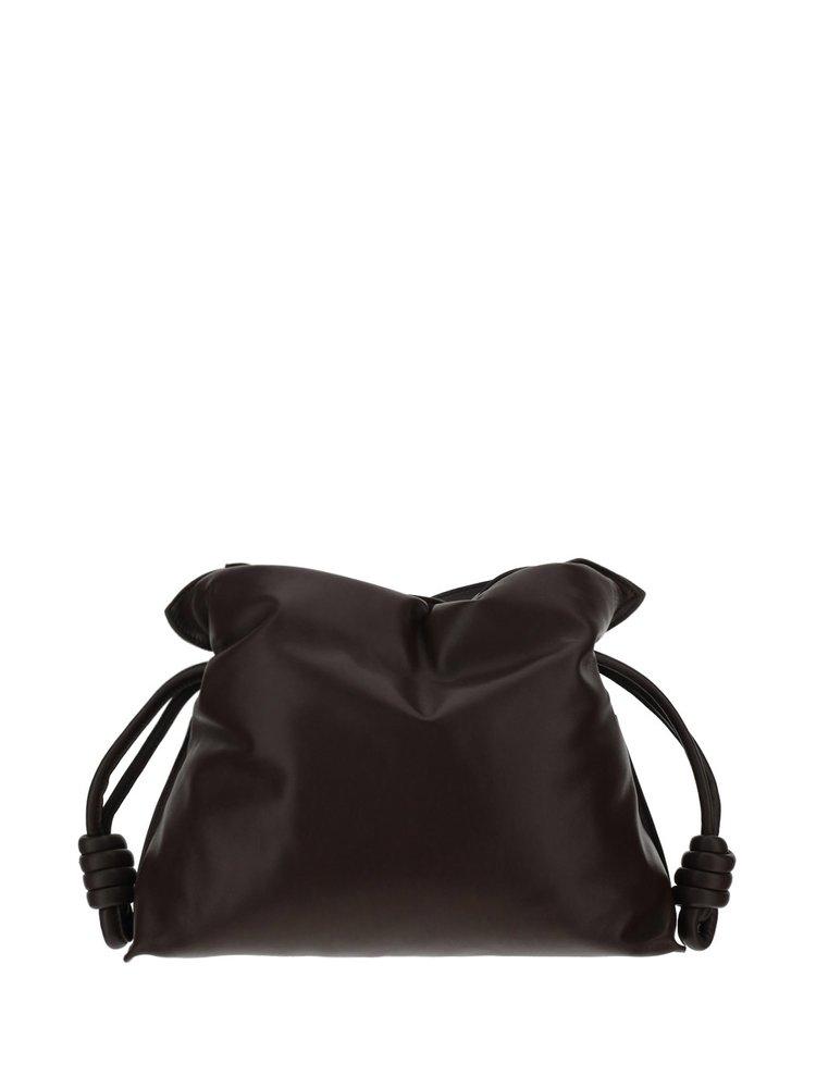 Loewe Flamenco Padded Drawstring Shoulder Bag in Black Lyst
