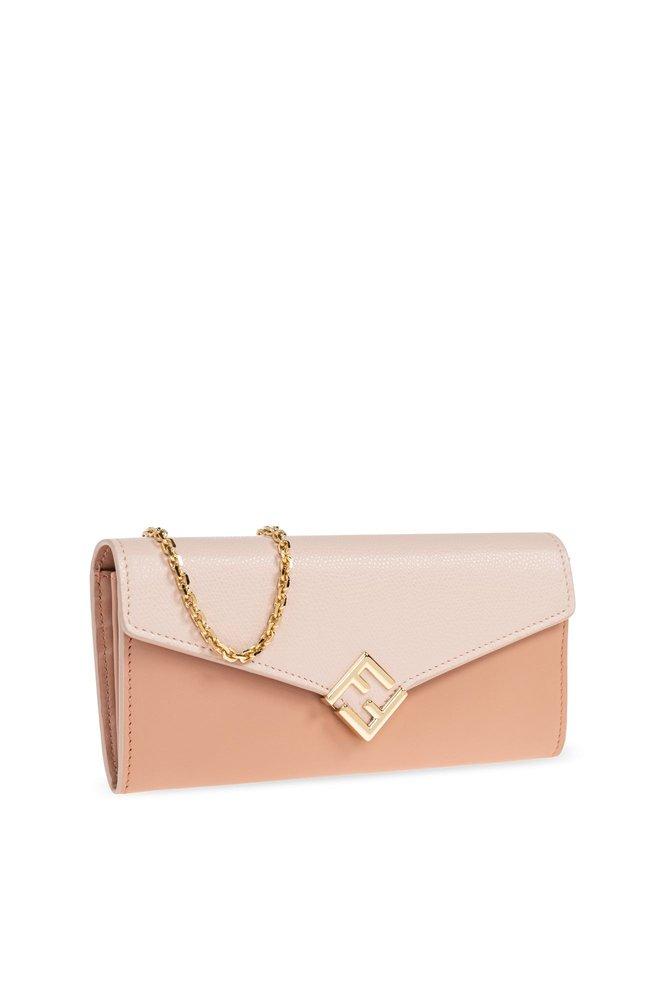 Fendi Wallet With Logo in Pink | Lyst