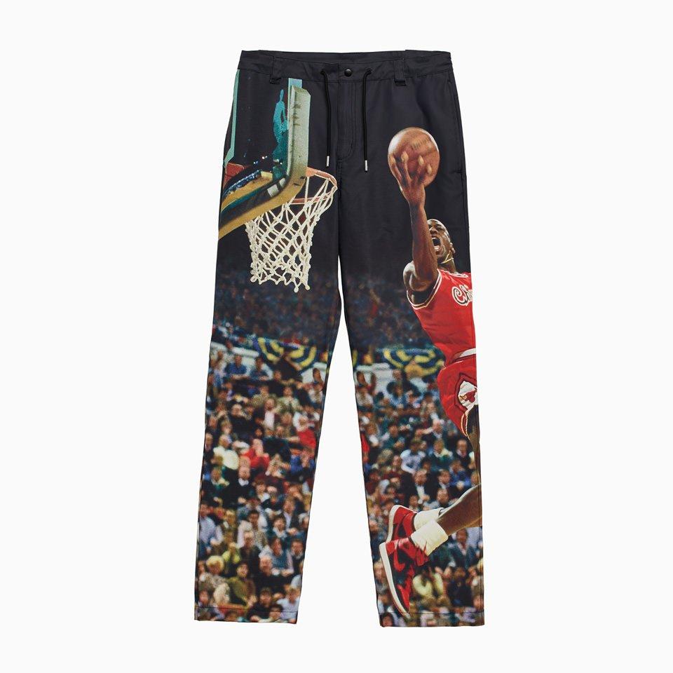 Nike Basketball Graphic Printed Drawstring Pants in Black for Men | Lyst