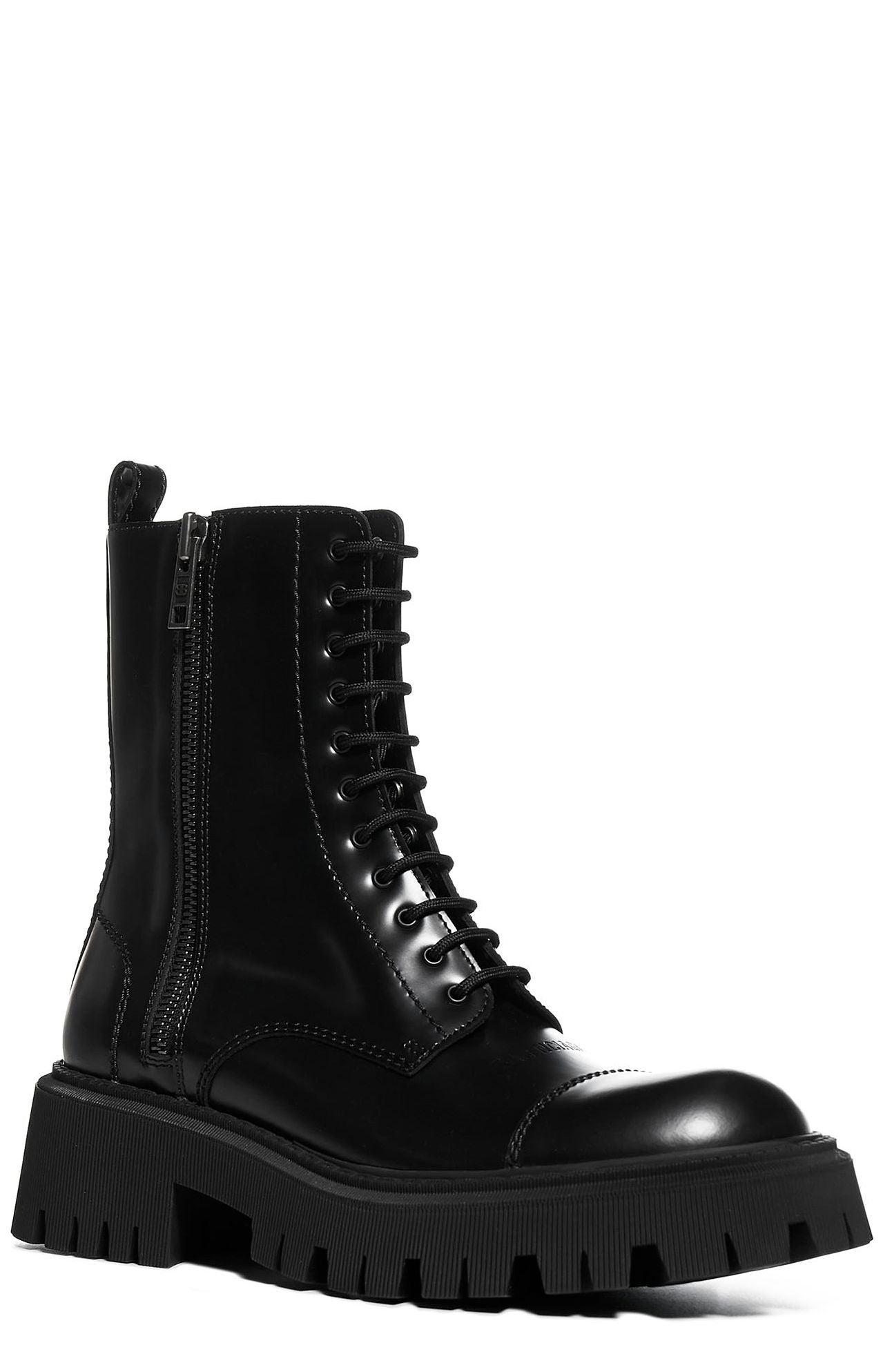 Balenciaga Tractor Side-zip Boots in Black for Men | Lyst