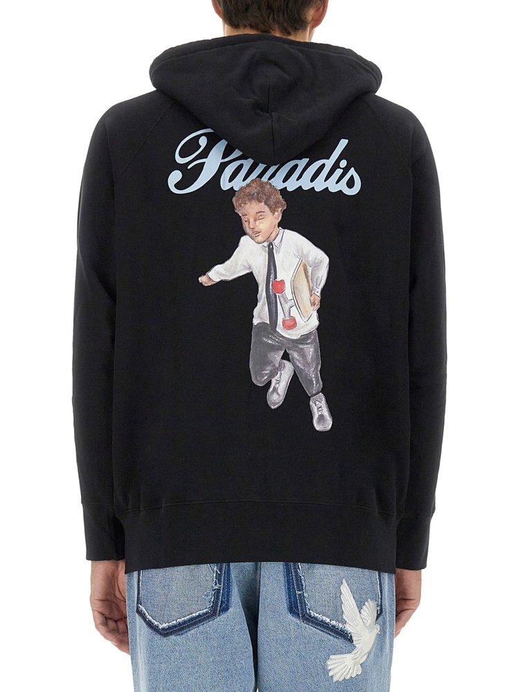 パーカー・フーディ PARADIS3 3.PARADIS X EDGAR PLANS SWEATSHIRT (SS24102_BLACK) Other Brand | 3.Paradis 3 Paradis x Edgar Plans Chalkboard