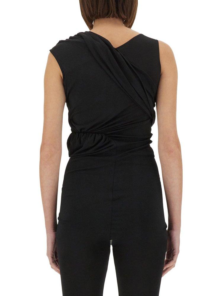 【Rick Owens】Sahara アシンメトリートップス Rick Owens Top Sahara in Black | Lyst