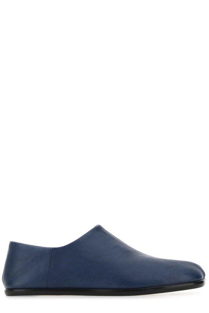 Maison Margiela Leather Tabi Toe Slip-on Loafers in Blue for Men 