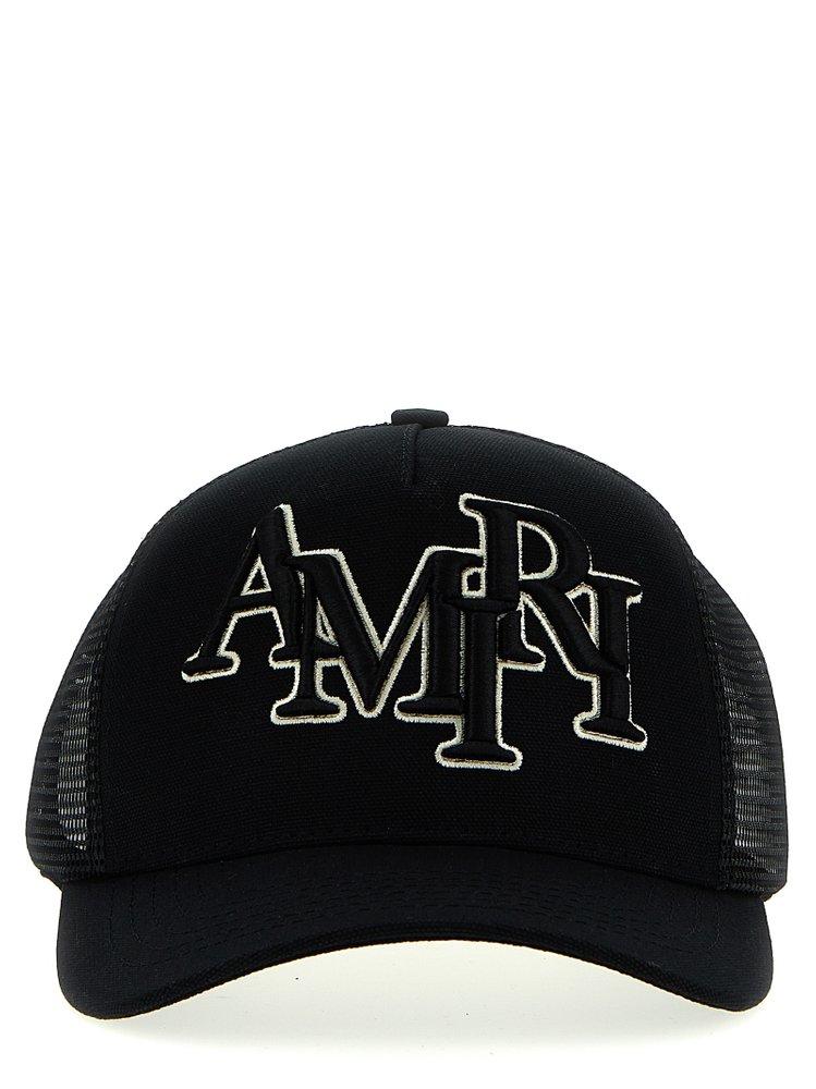 Amiri Staggered Logo Hats in Black for Men | Lyst UK