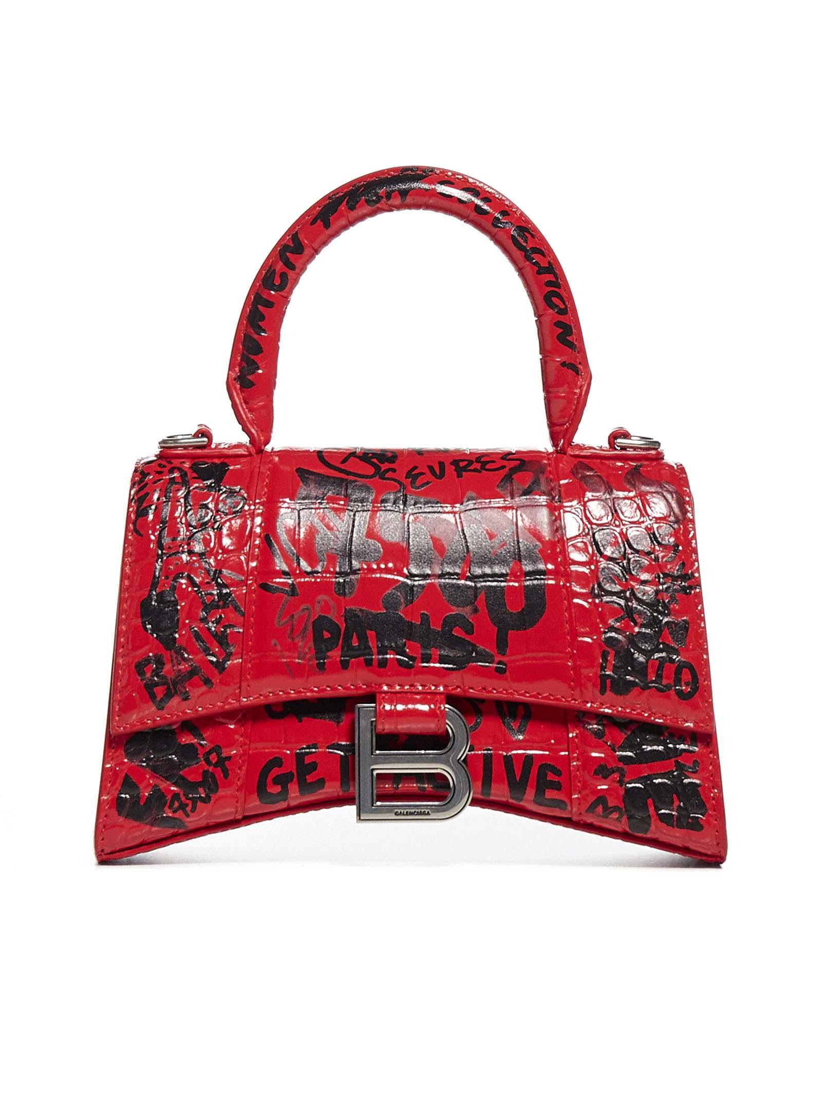 Balenciaga Hourglass Bag Red Leather XS – Luxe Collective