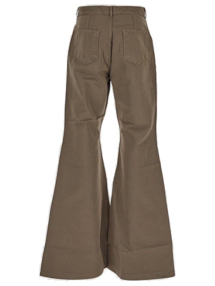 Brown bootcut pants