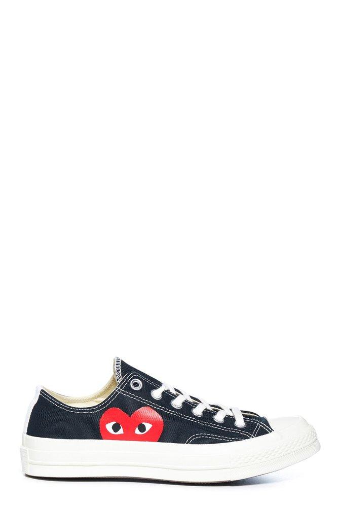 comme des garçons play men's chuck taylor 1970s sneakers