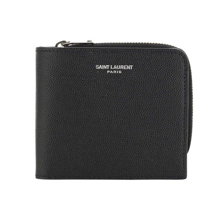 Saint Laurent East/west Ziparound Wallet in Black for Men Lyst