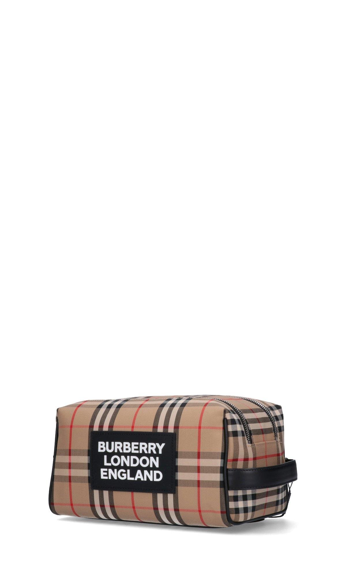 Burberry Vintage Check Toiletry Bag for Men | Lyst