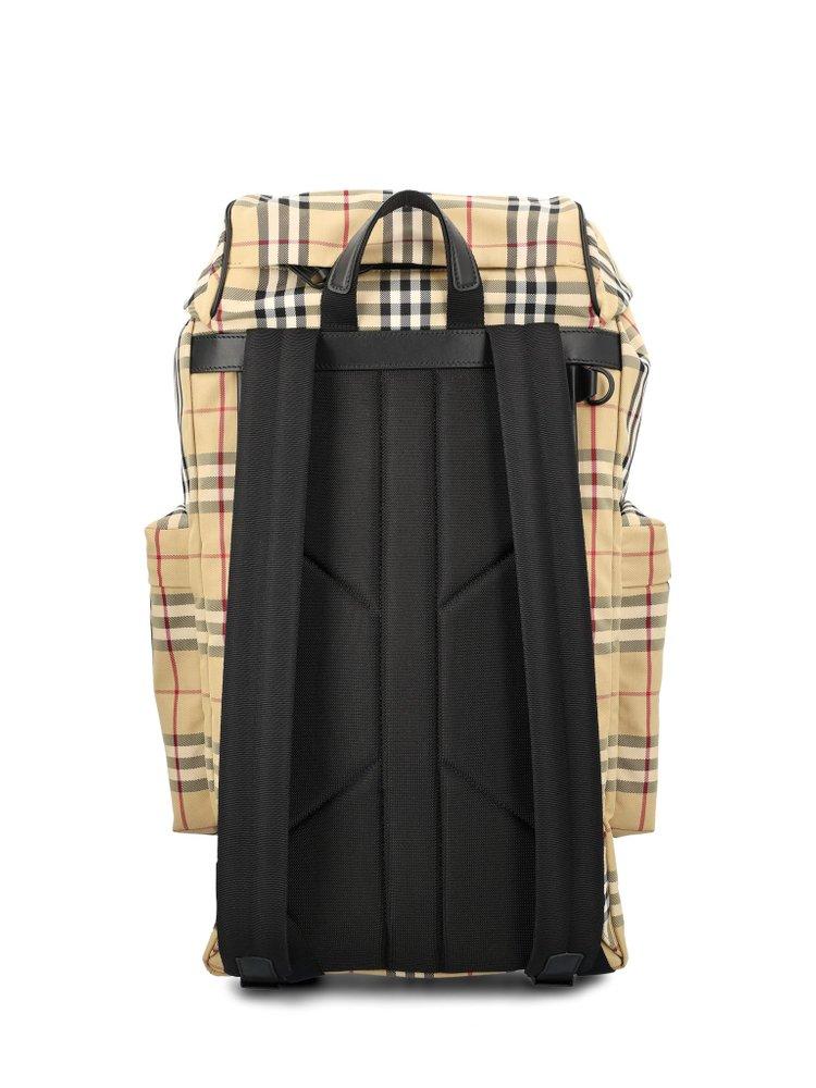 Burberry Murray Archive Check Drawstring Fasten Backpack in