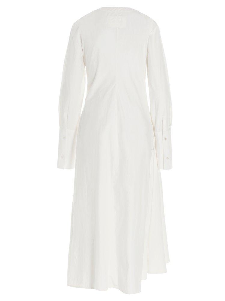 Jil Sander 'q24' Dress in White | Lyst