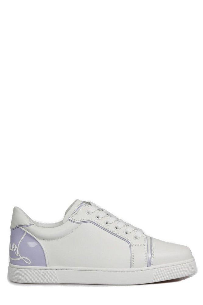 Vieira Orlato Leather Sneakers in White - Christian Louboutin