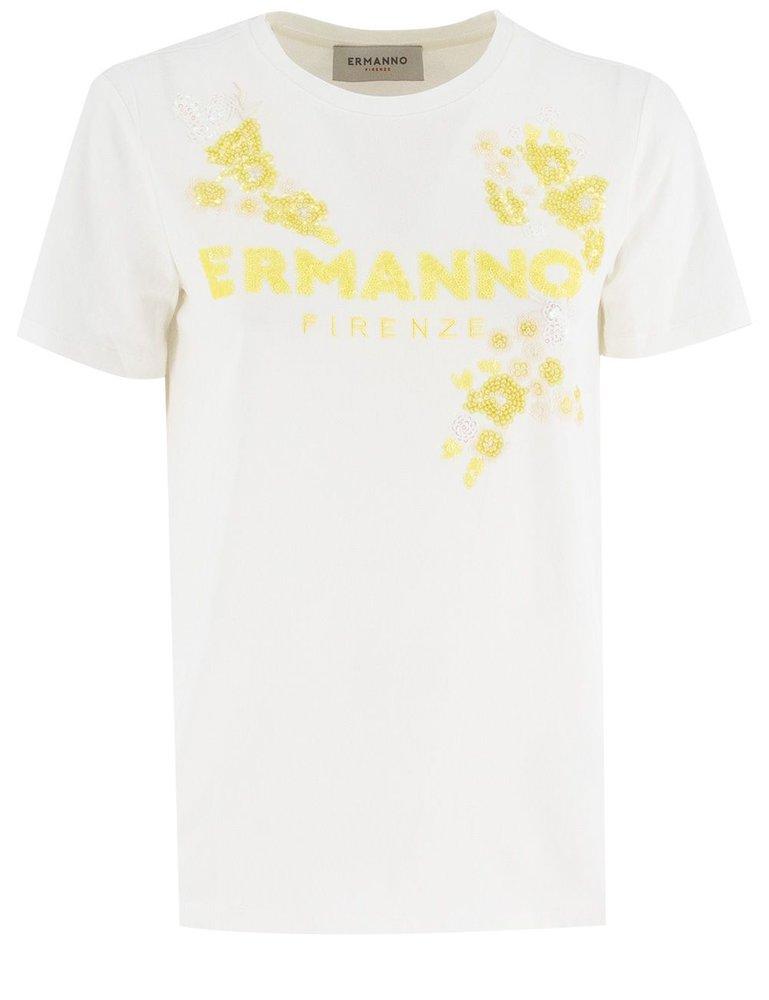 ERMANNO FIRENZE 売れ筋商品|||エルマンノ フィレンツェ Tシャツ トップス レディース T-shirts Blue 美品 ERMANNO FIRENZE エルマンノフィレンツェ tシャツ 42