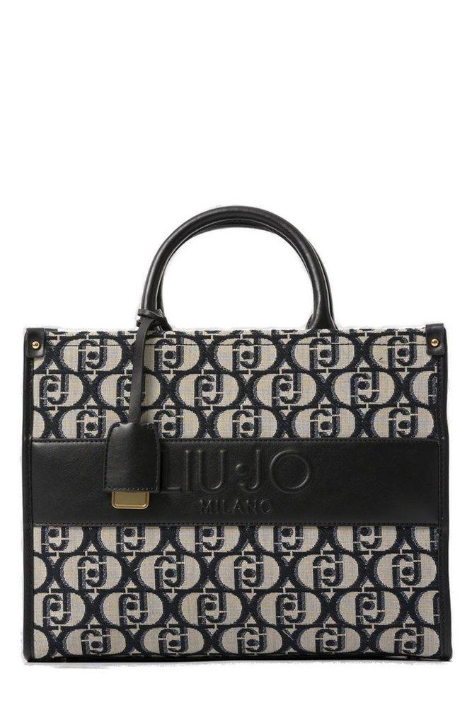 トートバッグ LIU JO Woman Tote bags Natural AA5026E0064 51308 Liu Jo Tote Bag In Canvas And Synthetic Leather | Lyst