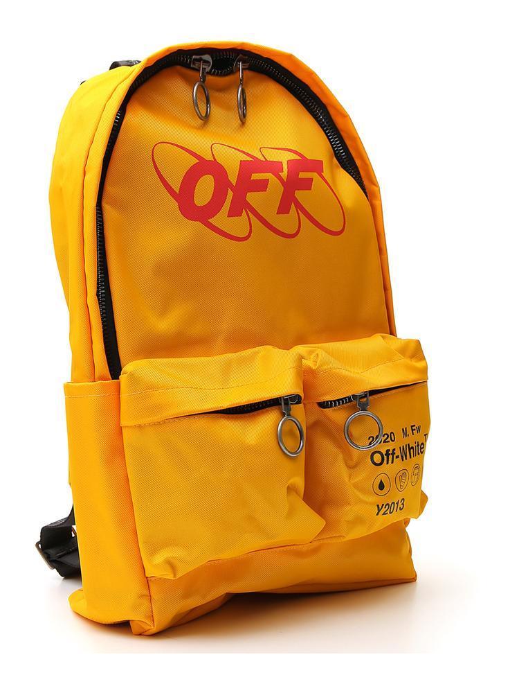 off white industrial backpack